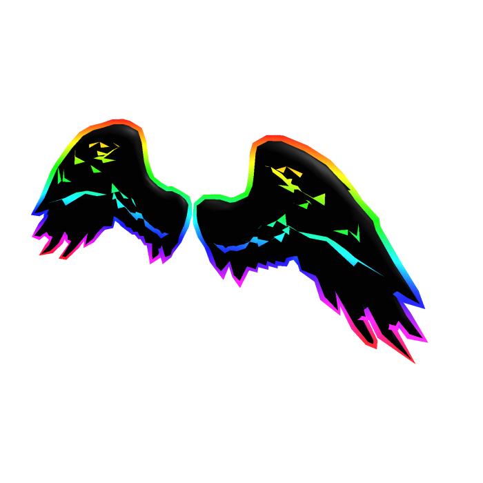 Iridescent Rainbow Wings