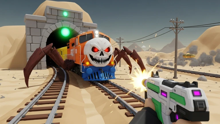 {UPD6}Shoot Train: Spider Attack