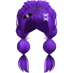 Skull Batwing Pigtails
