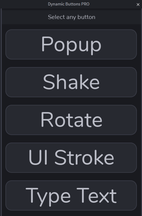 Dynamic Buttons PRO preview 1