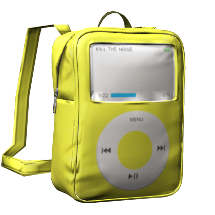 [1.0] Yellow KillTheNoise Backpack Roblox item