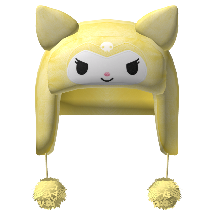 Yellow Cute Kuromi Hat