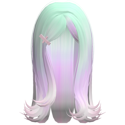unicorn gradient new cute girly shoujo long hair Roblox item