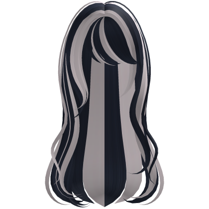 cute jirai kei wavy hair in blue & pink Roblox item