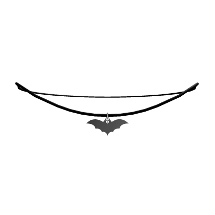 Halloween Metallic Bat Necklace (1.0)