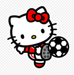 I like hello kitty and soccer