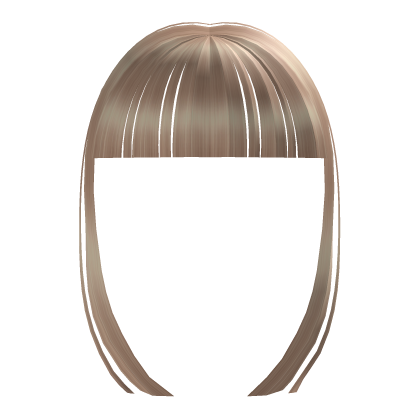 Blonde Straight Cut Anime Bangs Roblox item