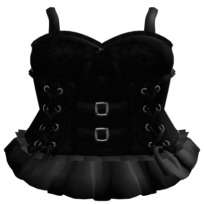 ┊♡꒱ gothic laced corset dress 3.0 ꒰black꒱