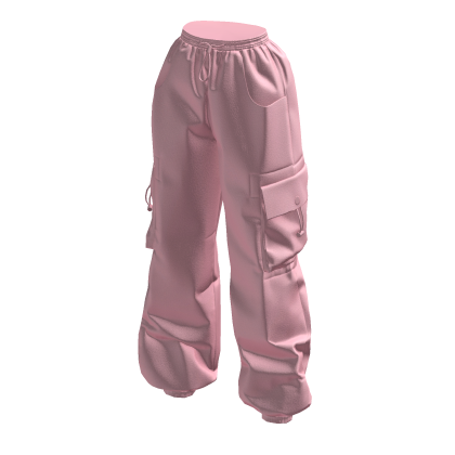 Pink Cargo Sweatpants thumbnail