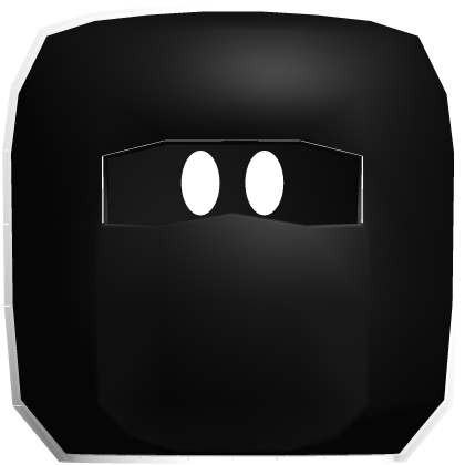 Cartoony Ninja Black Mask  Roblox item