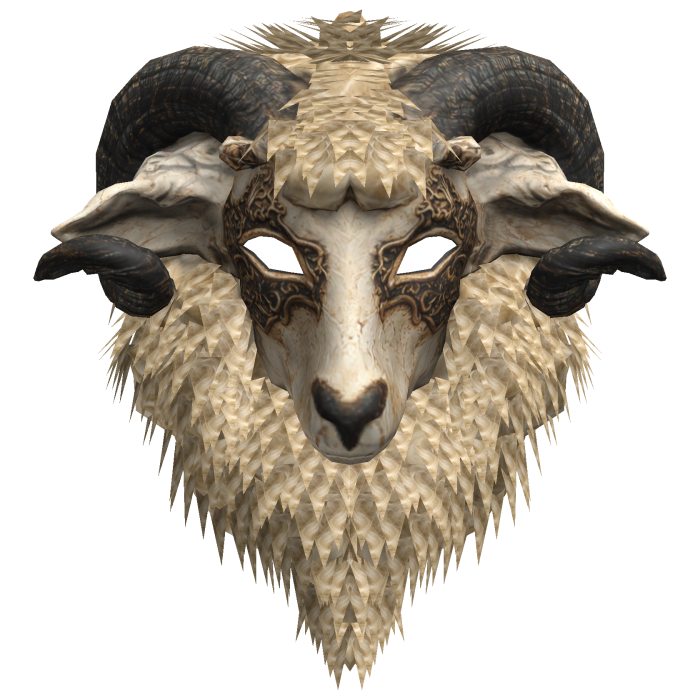 Creepy Ram Mask