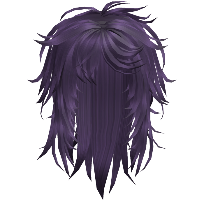 Vkei Long Messy Razor Cut Hair (Purple)