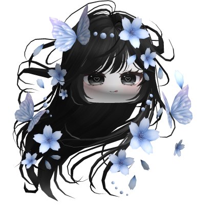 Mystical Sakura Windy Hair (Black)
