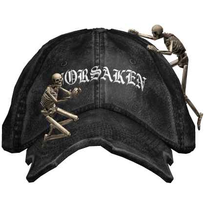 Skeletons "Forsaken" Black Cap Roblox item