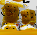 Me and chicken nugget