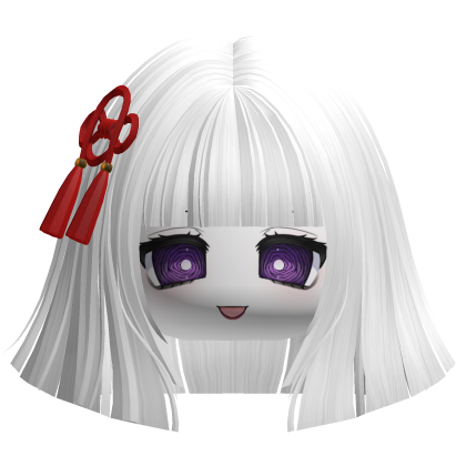 ❀ Ubuyashiki Sibling - Hinaki's White Hair w/ Face