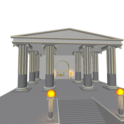 Temple With Gold Trim
