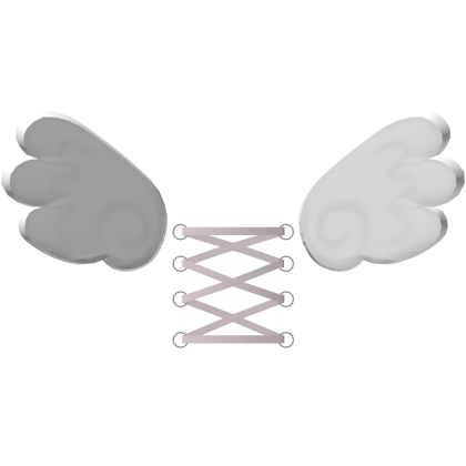 tiny cute lace angel wings