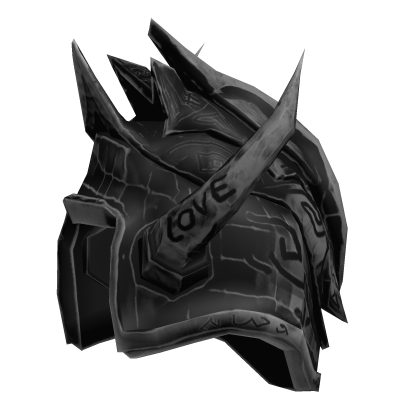 Ancestral Shoulder Armour - Right - Black