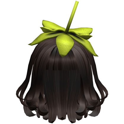 Bang Girl Hair w/ Sprout Leaf Cute Kawaii