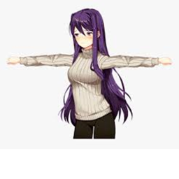 stare at Yuri from ddlc for hours a day