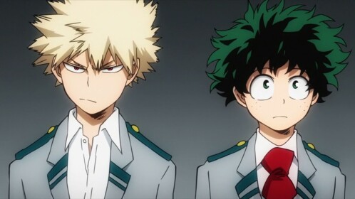 Deku and Bakugo
