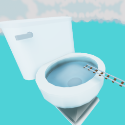 [NEW!] Cart Ride into Toilet!