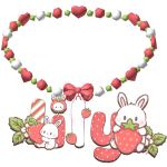 ˚ɞlily strawberry bunny♡ɞ˚