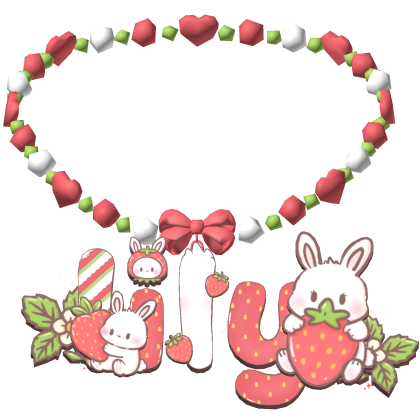 ˚ɞlily strawberry bunny♡ɞ˚ thumbnail