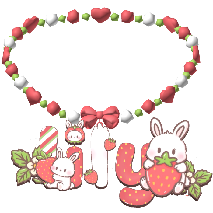 ˚ɞlily strawberry bunny♡ɞ˚