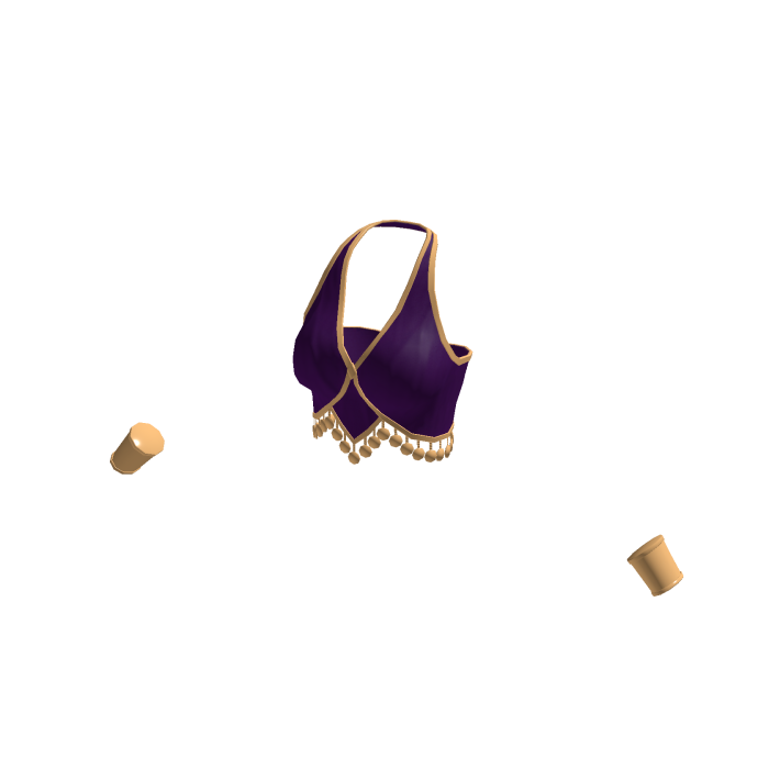 ♾️ Purple Arabian dancer top