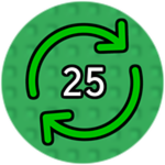 25 rebirths