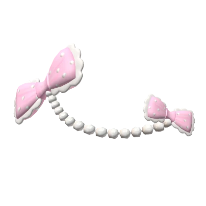 ♡ Kawaii pink hime gyaru bow w pearls ♡ | Roblox Item