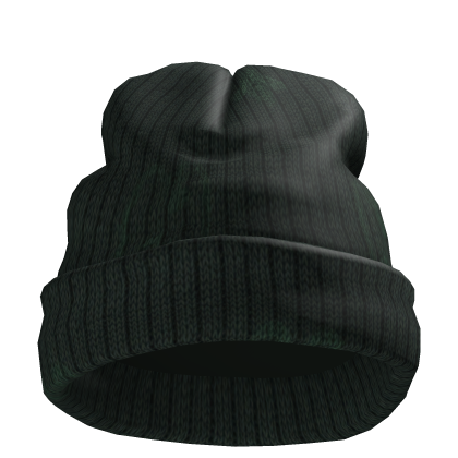 Large Worn Green Beanie