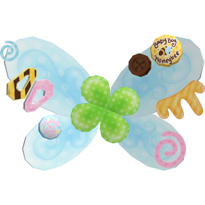🍯🐝🍀 cute kawaii honeybee clover wings Roblox item