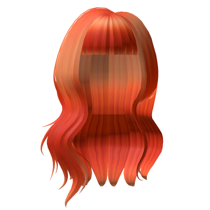 Orange Side Part Hair thumbnail