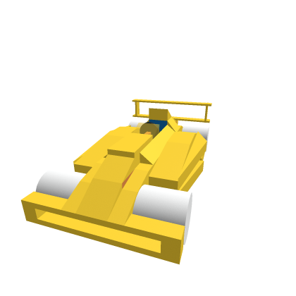 Yellow racing car! (Borrowd 'Egg buster') He's get