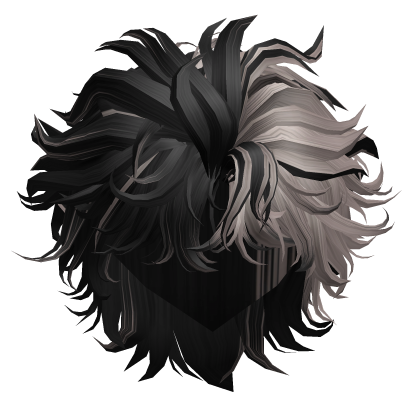 Stylish Slicked Back Mullet (Black&Ash) Roblox item