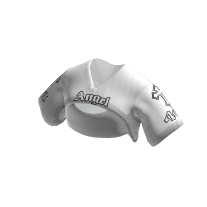 Y2K Angel Jersey White And Black