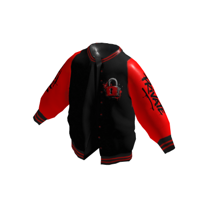 PRIVATE VARSITY, BLACK & RED #YTTA thumbnail