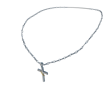 3.0 Silver Cross Necklace