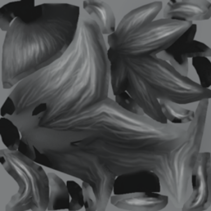 Gray Hiyoko Hair Roblox decal
