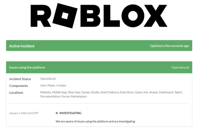 Roblox Under Maintenance