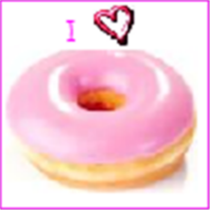 I heart doughnuts Roblox decal