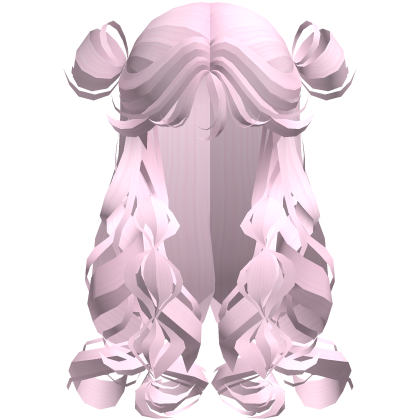 Curly Poofy Princess Doll Hair Light Pink Roblox item