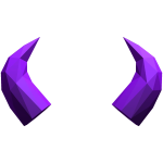 Purple Gem Horns