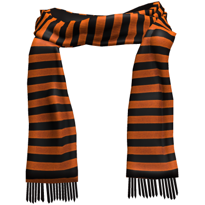🎃Orange Striped Emo Vkei Niche Halloween Scarf 5.