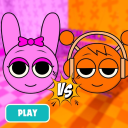 PINK VS ORANGE SPLANKI'S PRISON RUN (Obby)