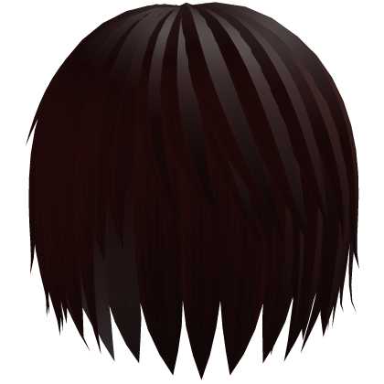red long messy moe vkei hair