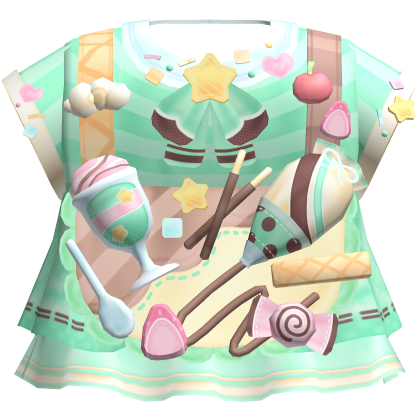 kawaii mint choco harajuku decora dessert dress 
